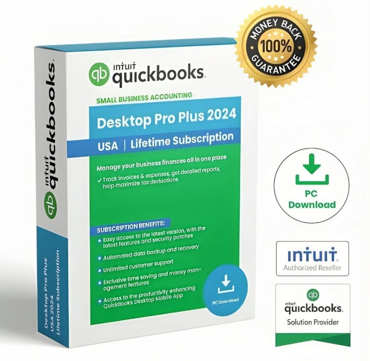 QuickBooks Desktop Pro Plus 2024 Windows - MacOS