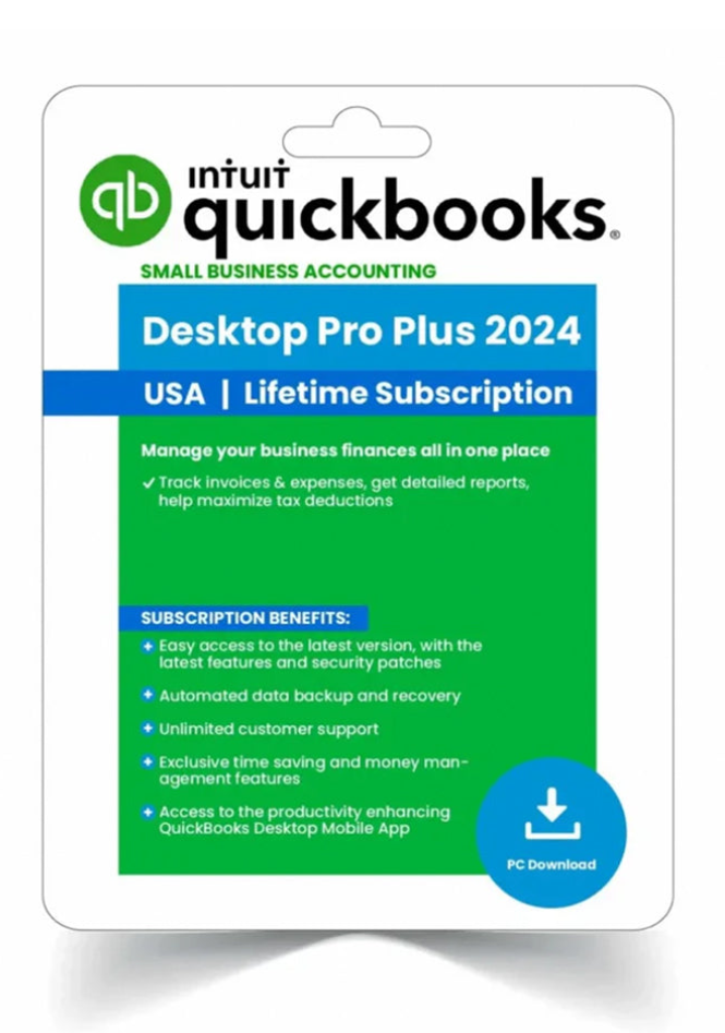QuickBooks Desktop Pro Plus 2024 Windows - MacOS