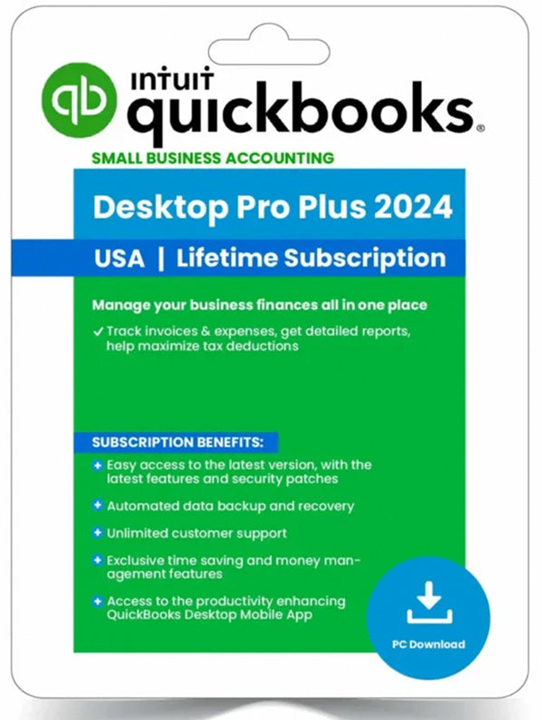 QuickBooks Desktop Pro Plus 2024 Windows - MacOS