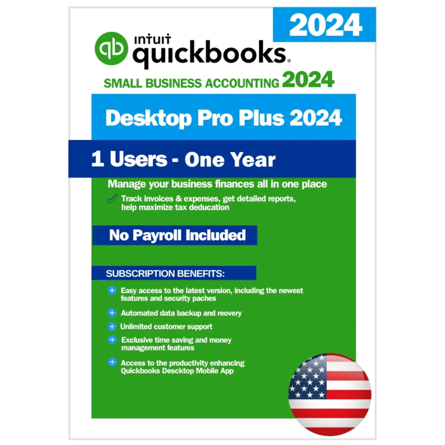 QuickBooks Desktop Pro Plus 2024 Windows - MacOS